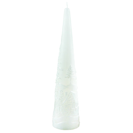 Candela Albero di Natale Mascagni Casa in ceramica decorativa 30 cm