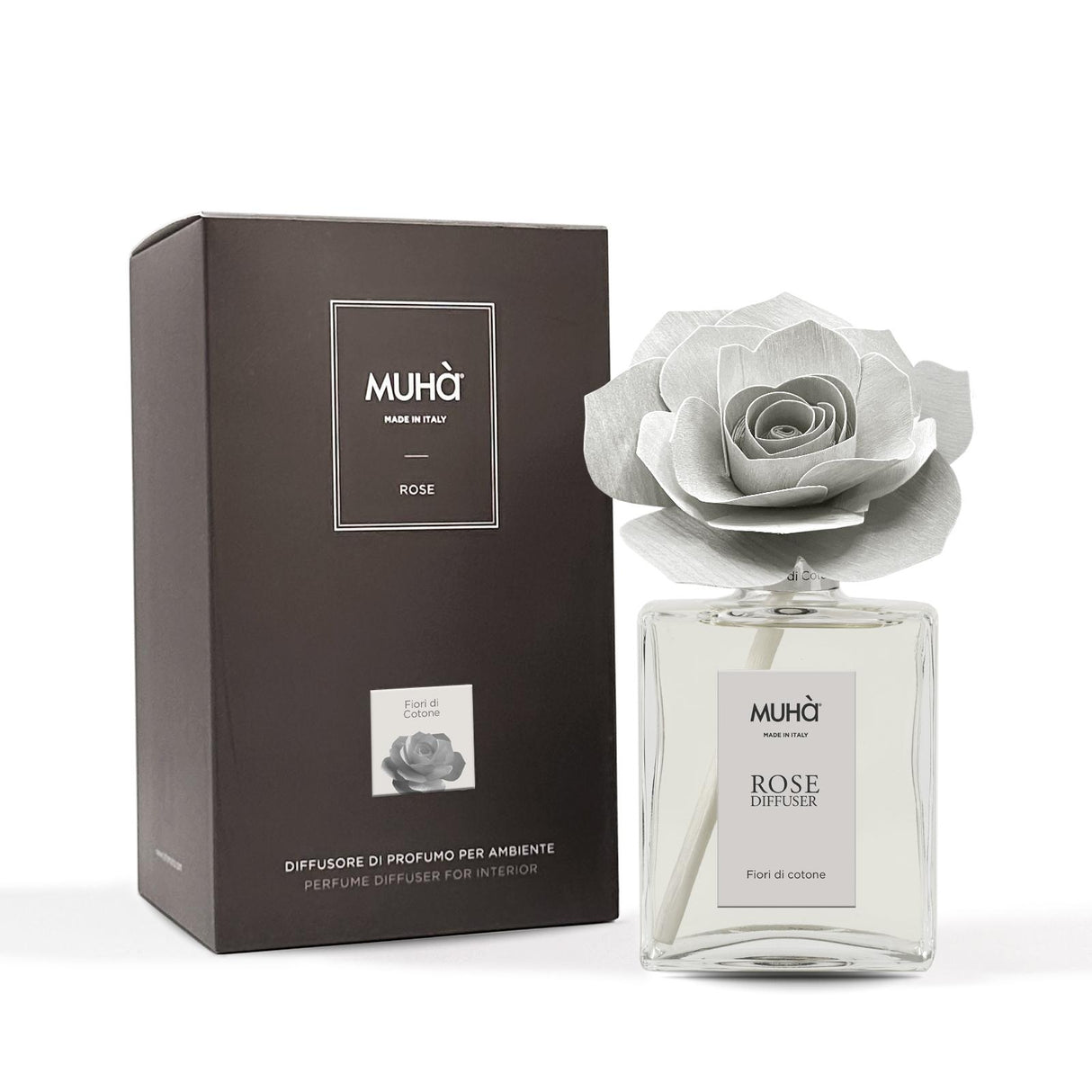MUHA' Pink 200ml Air Freshener Cotton Flowers Diffuser
