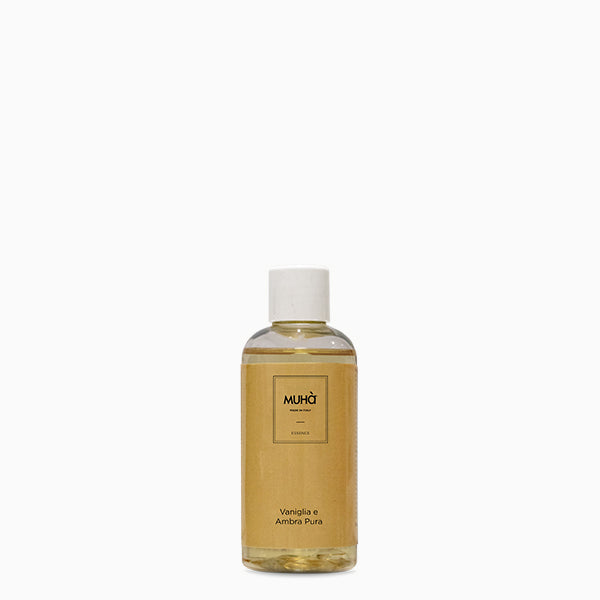Ricarica diffusore bastoncini Muha Vaniglia Ambra flacone 100ml