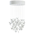 Lampada a sospensione Niagara Lladrò in porcellana 170x80 cm