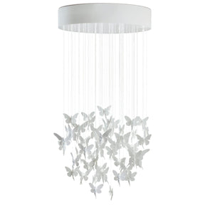 Lampada a sospensione Niagara Lladrò in porcellana 170x80 cm
