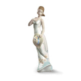 Statuina Giorni di Primavera Lladrò in porcellana lucida 29 cm