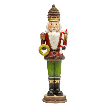 Schiaccianoci Noel by Lamart in legno decorato 41,5 cm