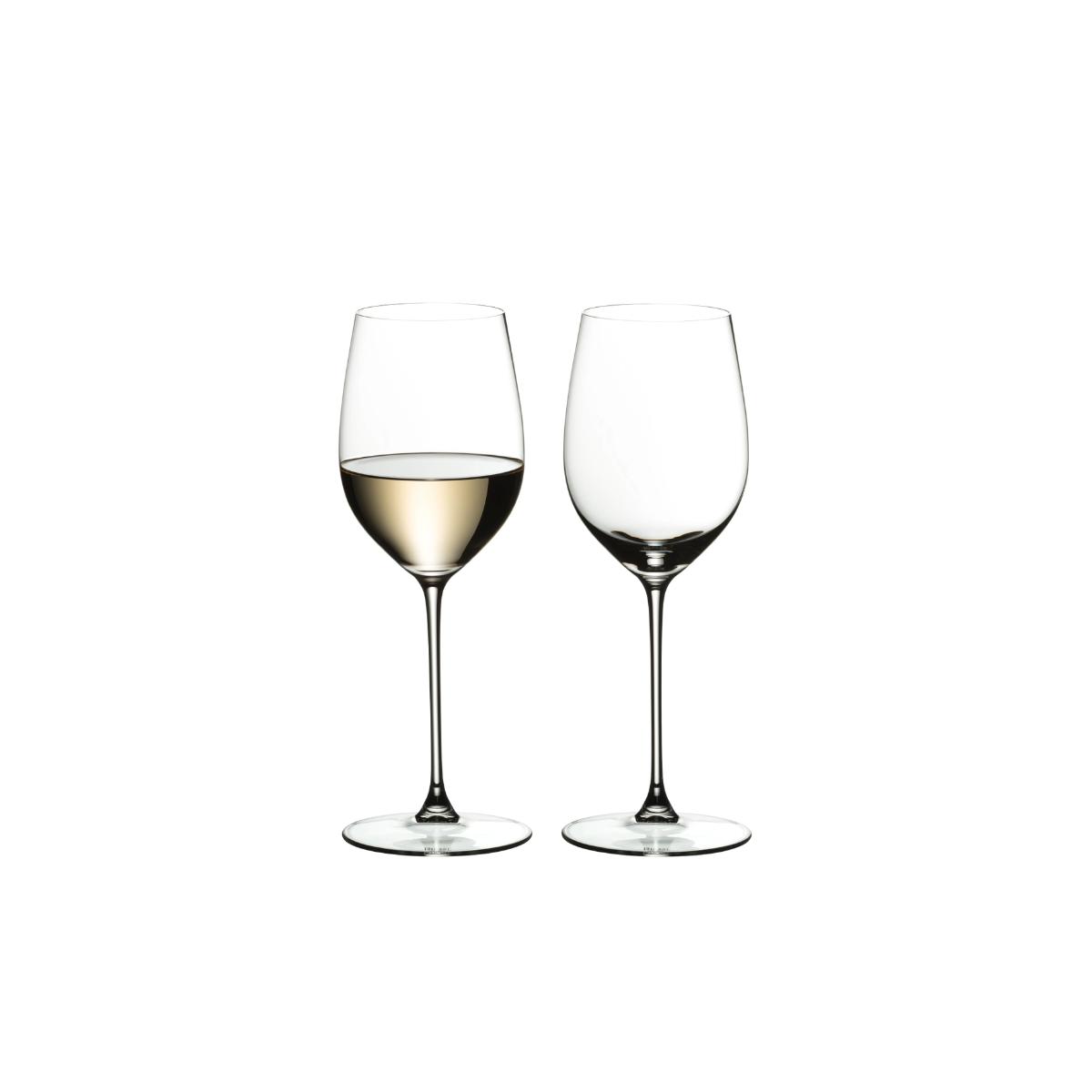 Set due calici vino Chardonnay Riedel in cristallo trasparente 381 ml
