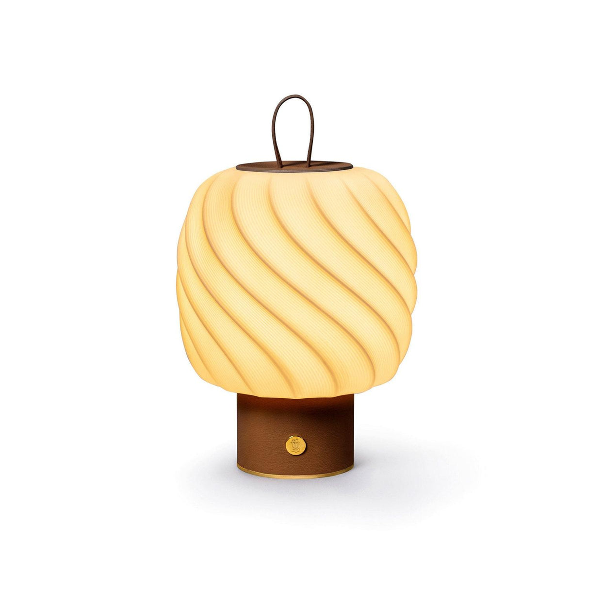 Lampada da tavolo Ice Cream Lladrò in porcellana bianca opaca 26x17 cm