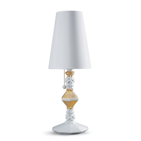 Lampada da tavolo Belle De Nuit Lladrò in porcellana 57x20 cm