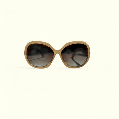 Occhiali da sole Miami Okkia in policarbonato beige trasparente