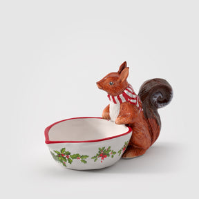 Ciotola natalizia Villeroy & Boch Toy's Fantasy in porcellana a forma di ghianda