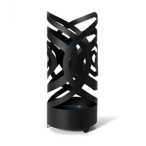 Portaombrelli Optical Arti & Mestieri in ferro nero 54x23 cm