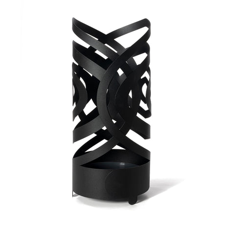 Portaombrelli Optical Arti & Mestieri in ferro nero 54x23 cm