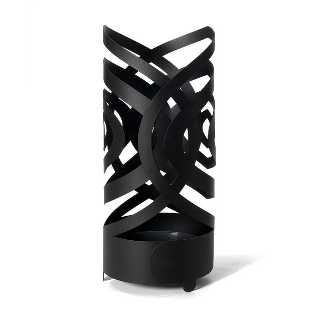 Portaombrelli Optical Arti & Mestieri in ferro nero 54x23 cm