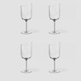 Calice vino rosso Villeroy & Boch NewMoon in cristallo set 4 pezzi