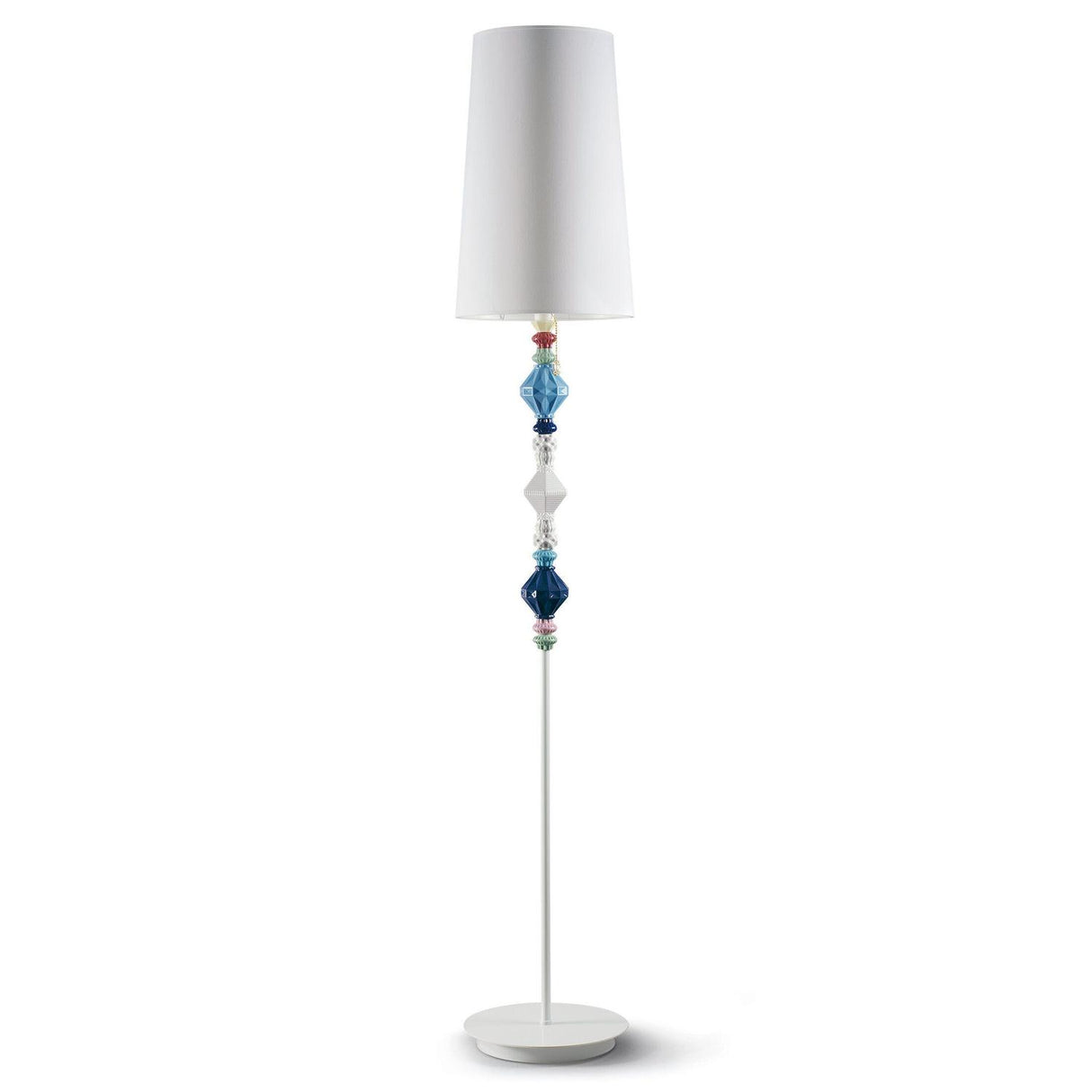 Lampada da terra Belle De Nuit II Lladrò in porcellana 181x32 cm