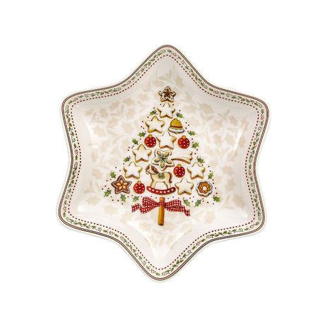 Ciotola Albero di Natale Villeroy & Boch in porcellana decorata 27 cm