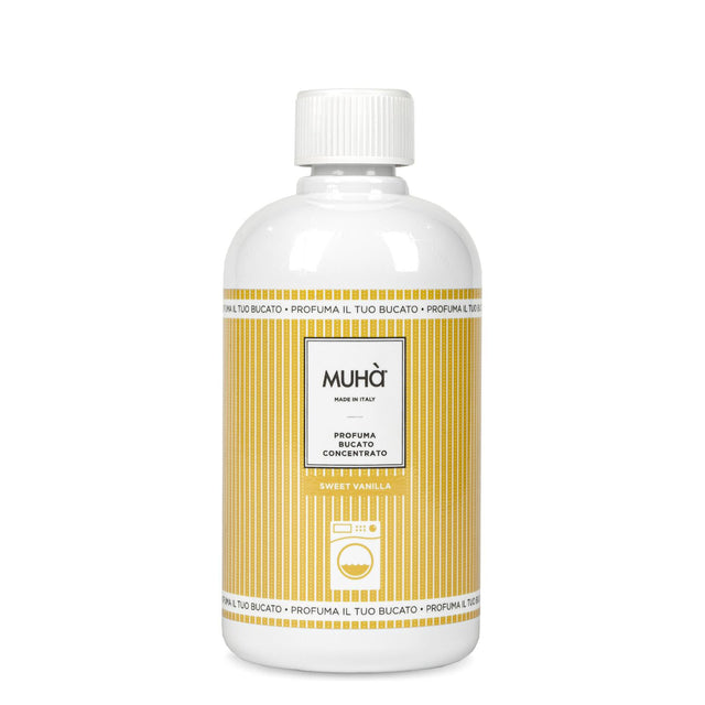 Flacone profumo bucato Muhà Sweet Vanilla 400 ml fragranza intensa