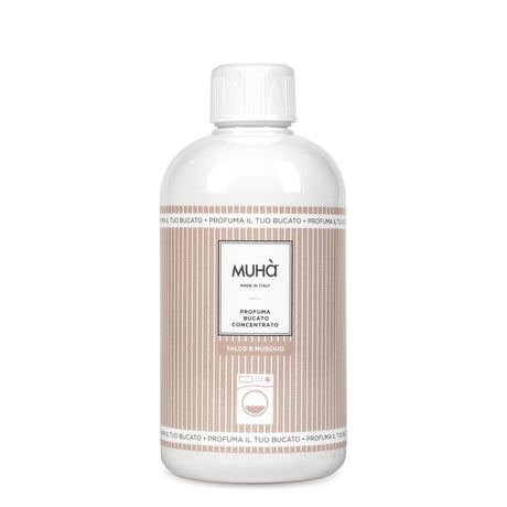 Flacone profumo bucato Muhà Talco e Muschio 400 ml essenza lavatrice