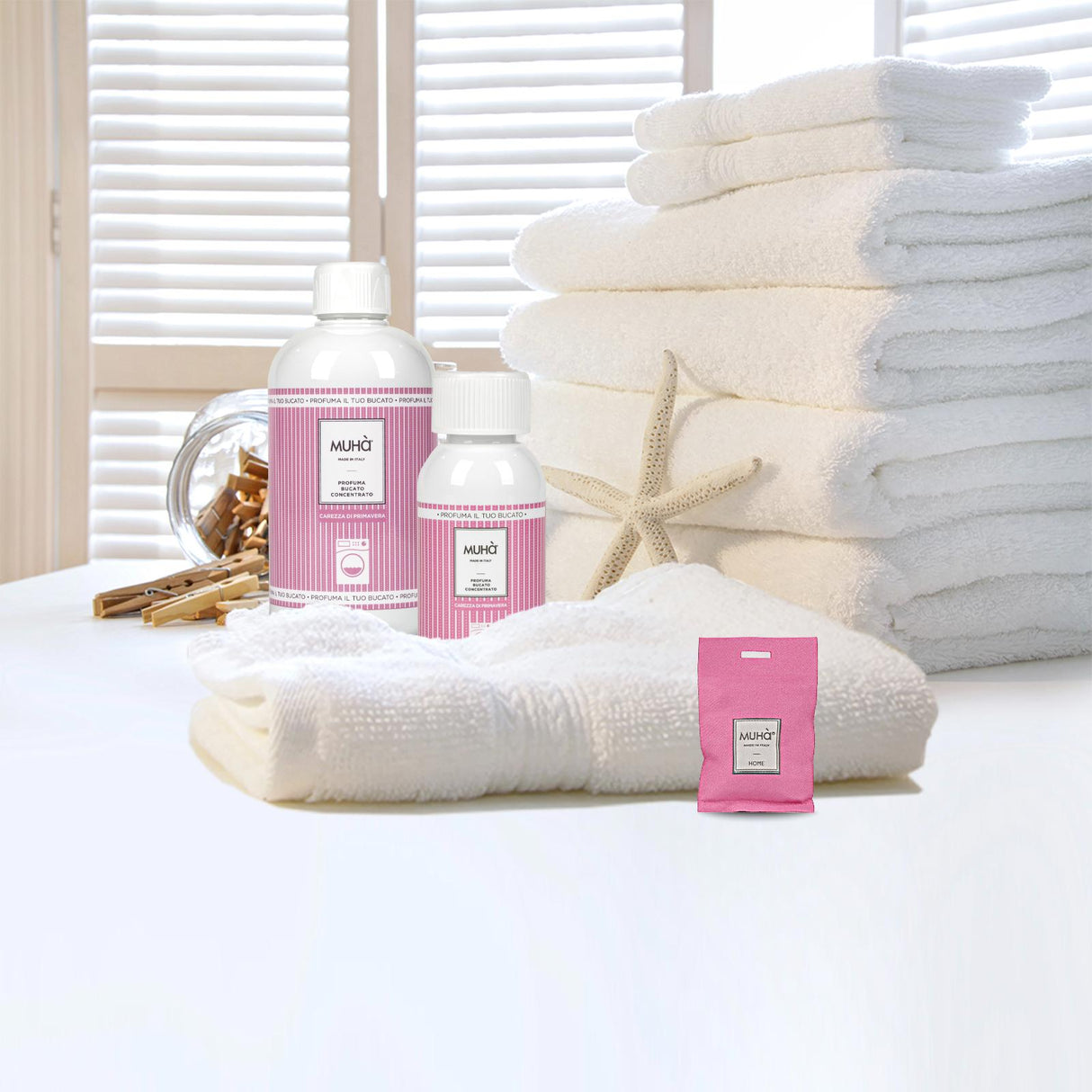 MUHA' Washing Machine Laundry Perfume 400ml Spring Caress