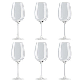 Set 6 calici vino rosso DiVino Rosenthal in cristallo trasparente 580 ml