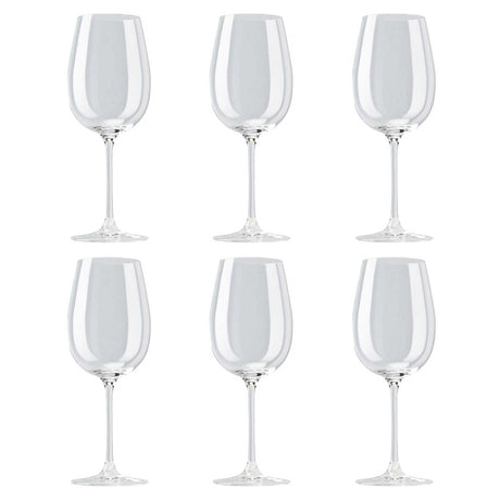 Set 6 calici vino rosso DiVino Rosenthal in cristallo trasparente 580 ml