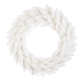Ghirlanda natalizia Bizzotto in polietilene e pvc bianco 40 cm
