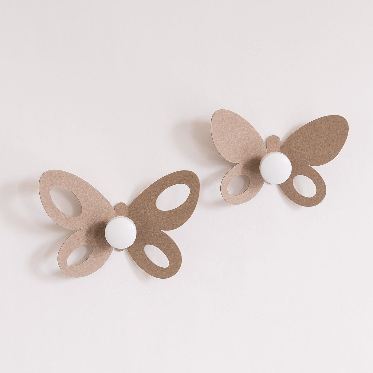 Appendiabiti Butterfly Arti & Mestieri in metallo set 2 pezzi