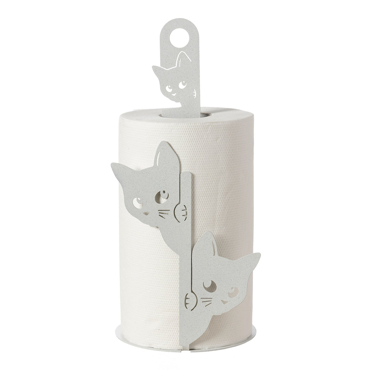 Porta rotoli Silvestro Arti & Mestieri in ferro bianco marmo 33x15 cm