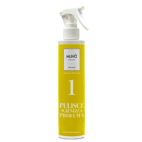 Detergente spray multiuso Muhà fragranza Agrumi di Sicilia flacone 200 ml