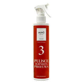 Detergente spray multiuso Muhà Fiori d'Acqua in flacone da 200 ml