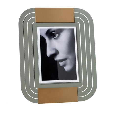 Portafoto Tudor Arti & Mestieri in metallo grande oro laccato