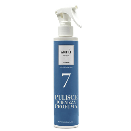 Detergente spray multiuso Muhà Soffio Marino in flacone da 200 ml