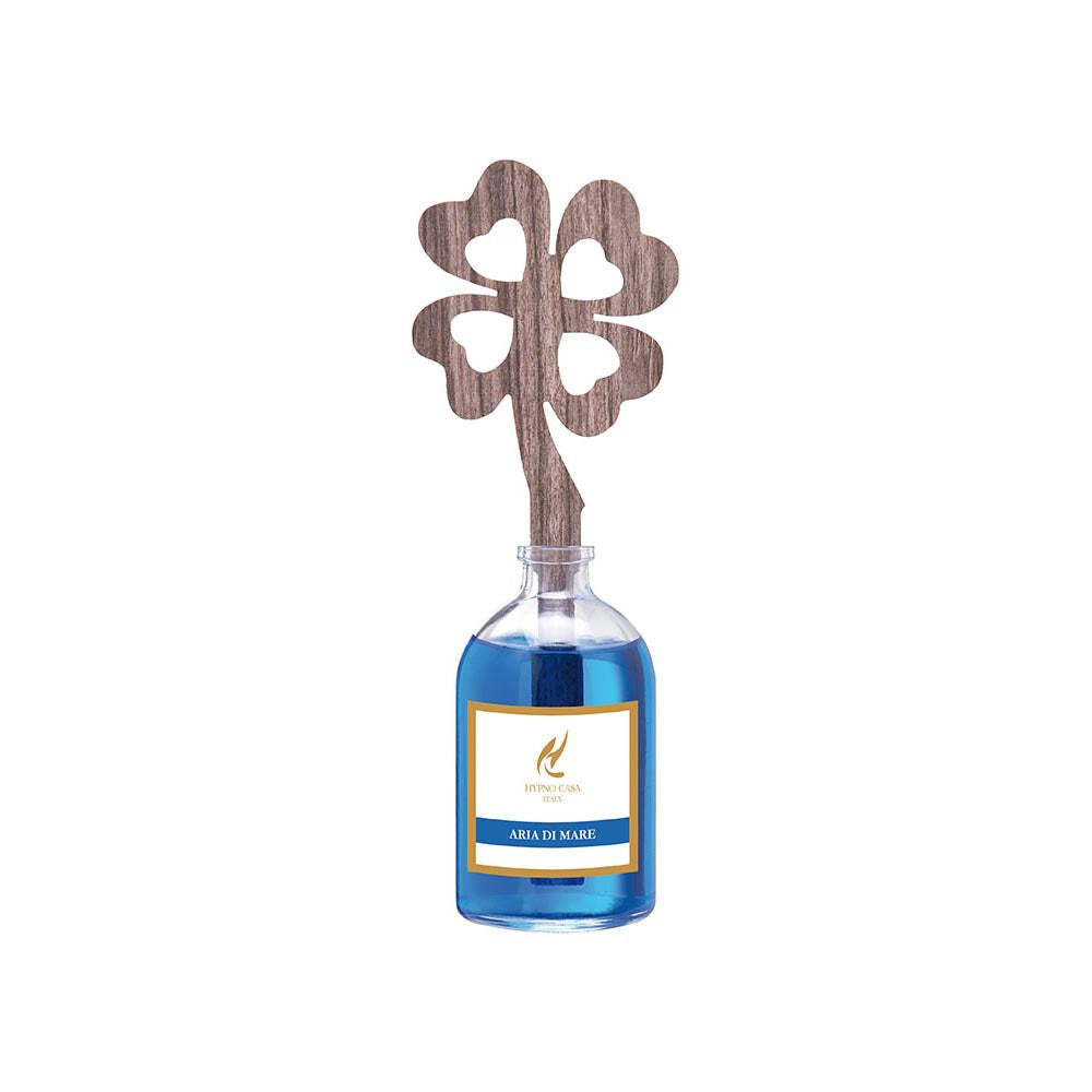 HYPNO CASA Diffuser with Sticks Four-Leaf Clover Shape 100ml Sea Air