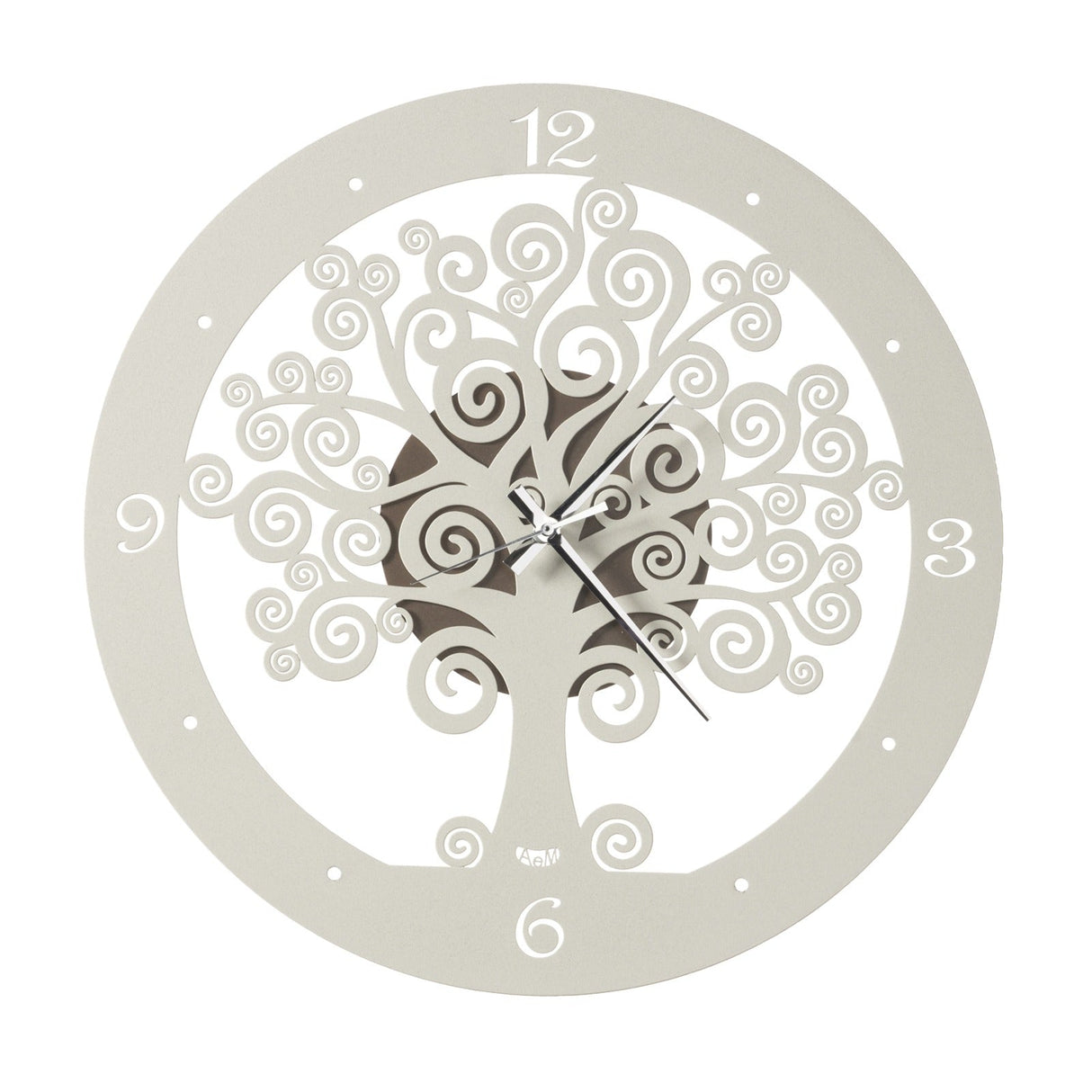 Orologio da parete Albero della Vita Arti & Mestieri in metallo bronzo