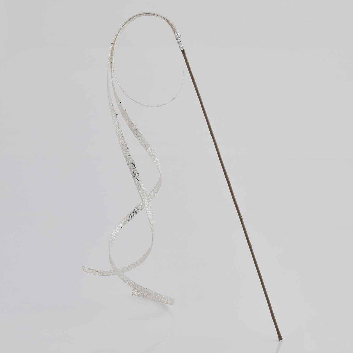 Filante glitter EDG in plastica color argento 155 cm