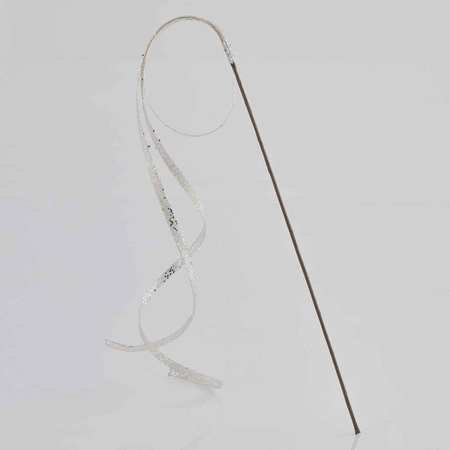 Filante glitter EDG in plastica color argento 155 cm