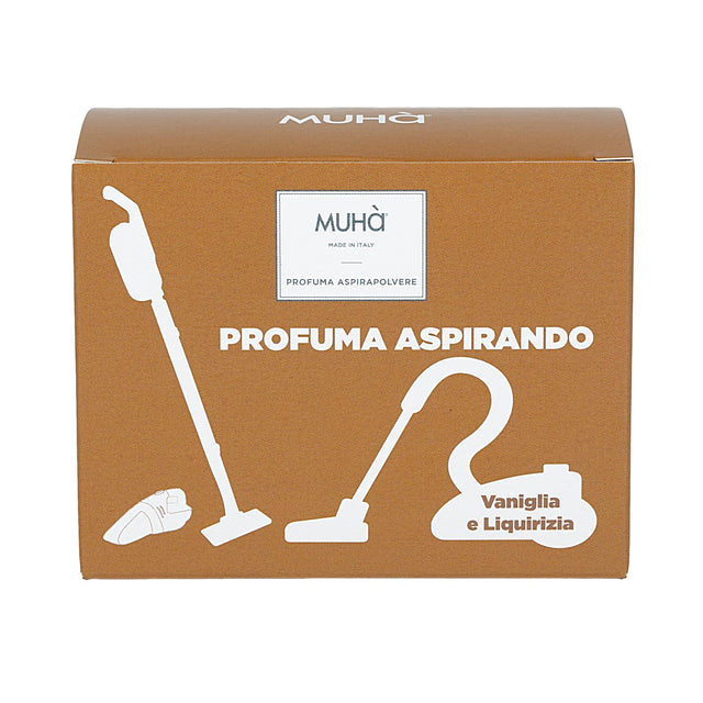Profuma aspirapolvere Muha fragranza Vaniglia e Liquirizia 5 bustine