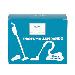 Profuma aspirapolvere Muha granuli Menta e Sandalo 5 buste
