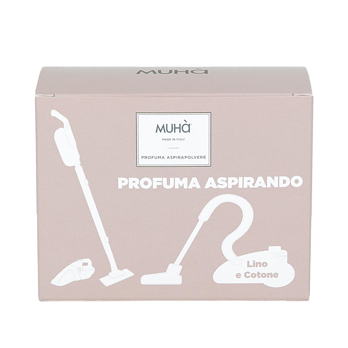 Profumatore aspirapolvere Muha fragranza Lino e Cotone 5 bustine