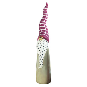 Statuina Babbo Natale Mascagni Casa in ceramica decorativa 50,5 cm