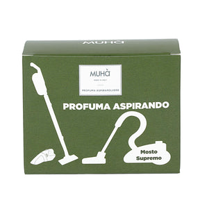 Profuma aspirapolvere Muha Mosto Supremo 5 bustine profumate all'uva