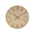 Orologio da parete Kylian Bizzotto in MDF effetto legno e acciaio oro 60 cm