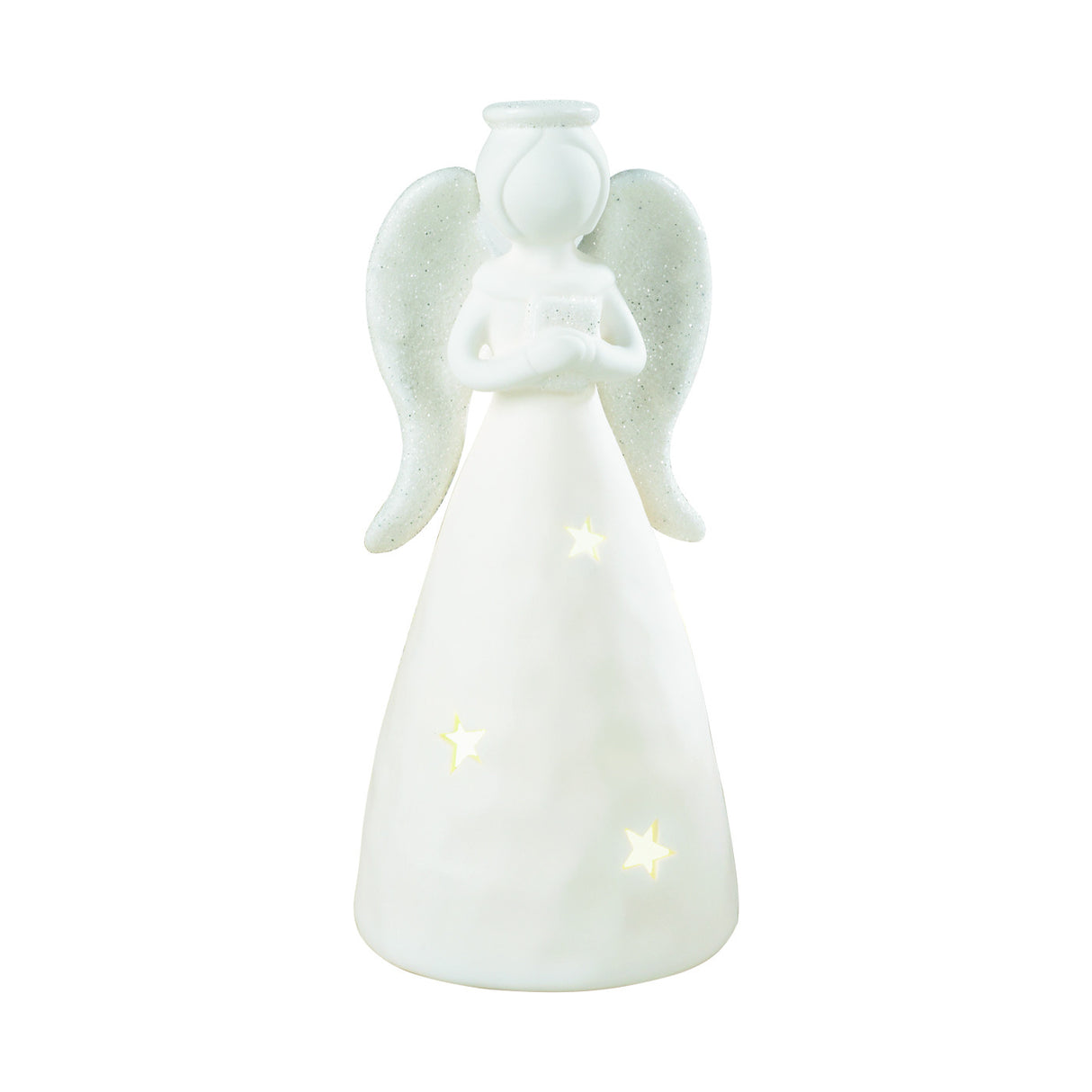 Angelo LED Mascagni Casa in ceramica decorativa 17,5 cm