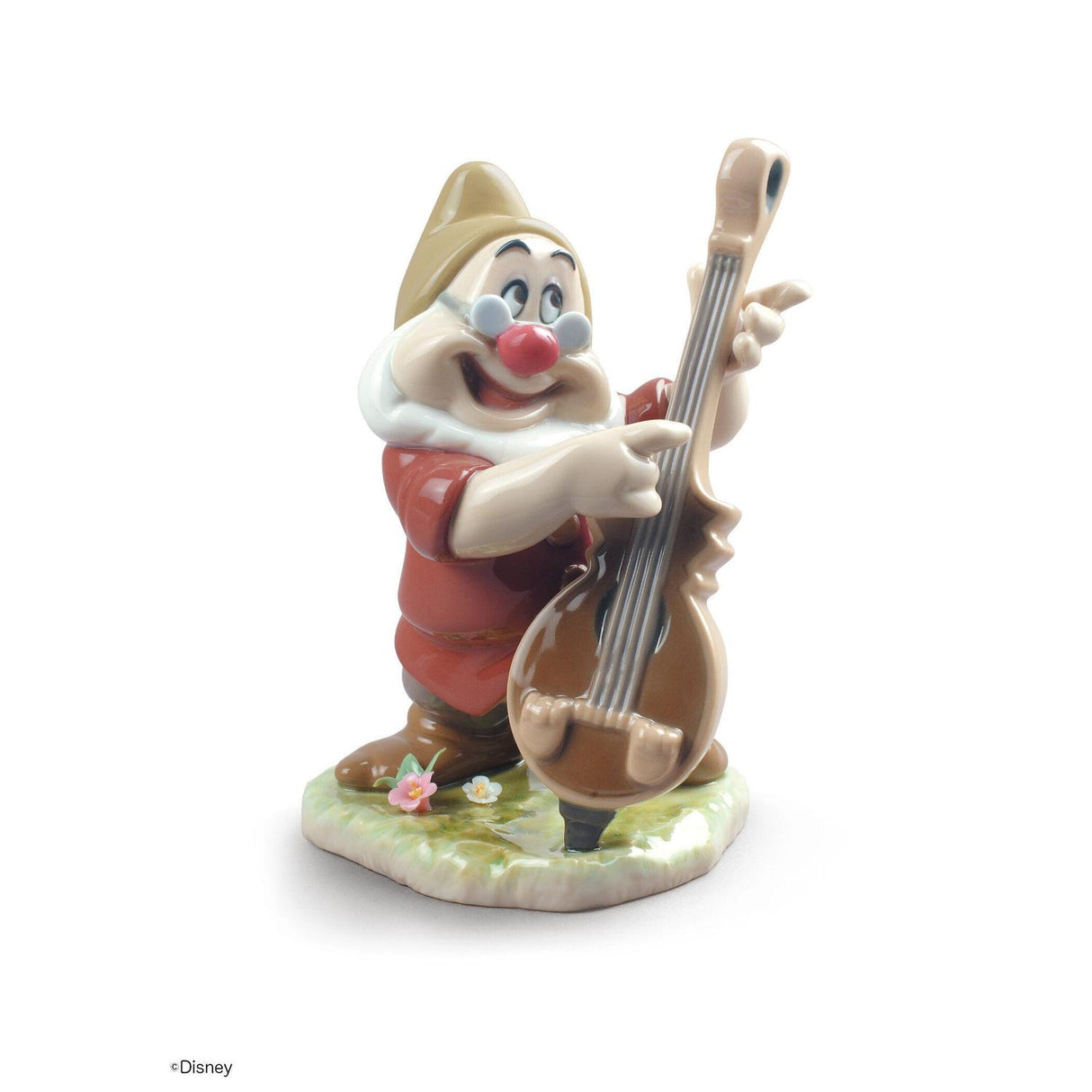 Scultura Dotto Lladrò in porcellana colorata 14x11 cm