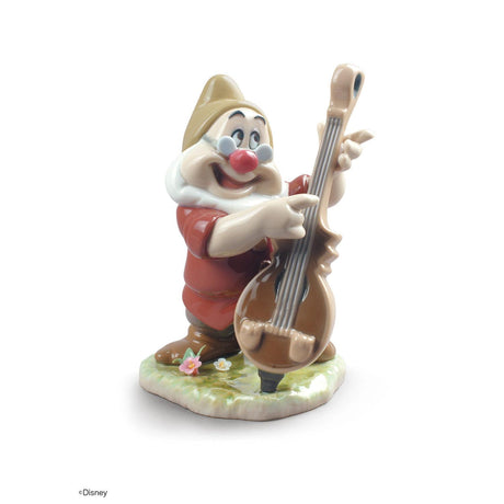 Scultura Dotto Lladrò in porcellana colorata 14x11 cm
