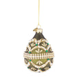 Addobbo goccia Beloved Bizzotto in vetro verde smeraldo 9 cm