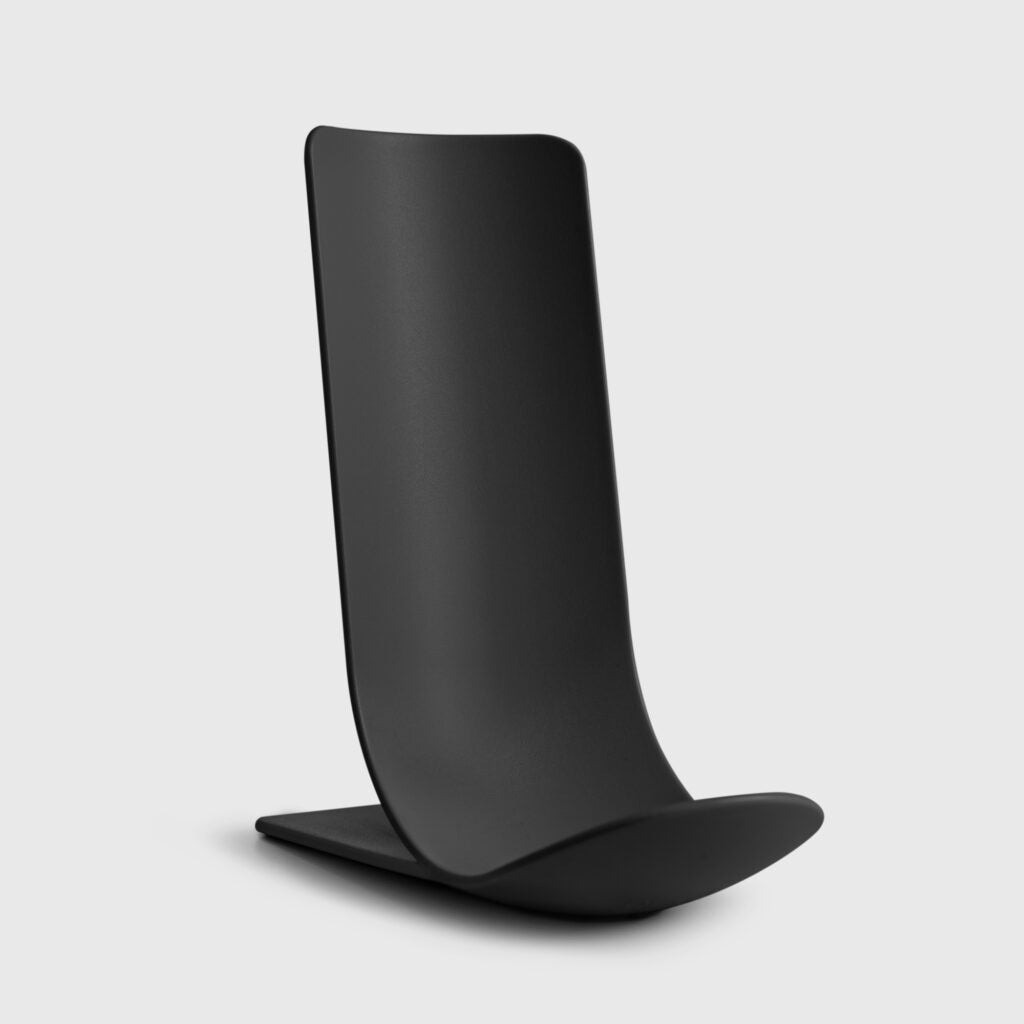 Poggiamestoli Stand Blim Plus in polipropilene nero 18 cm