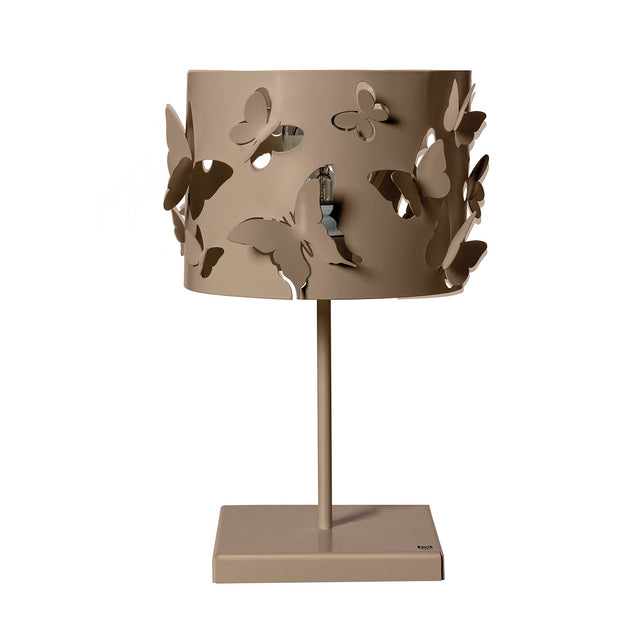 Lampada da tavolo Farfallosa Arti e Mestieri in metallo beige design farfalla