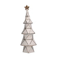 Albero di Natale Cubismo Rituali Domestici in porcellana bianca e oro 40 cm