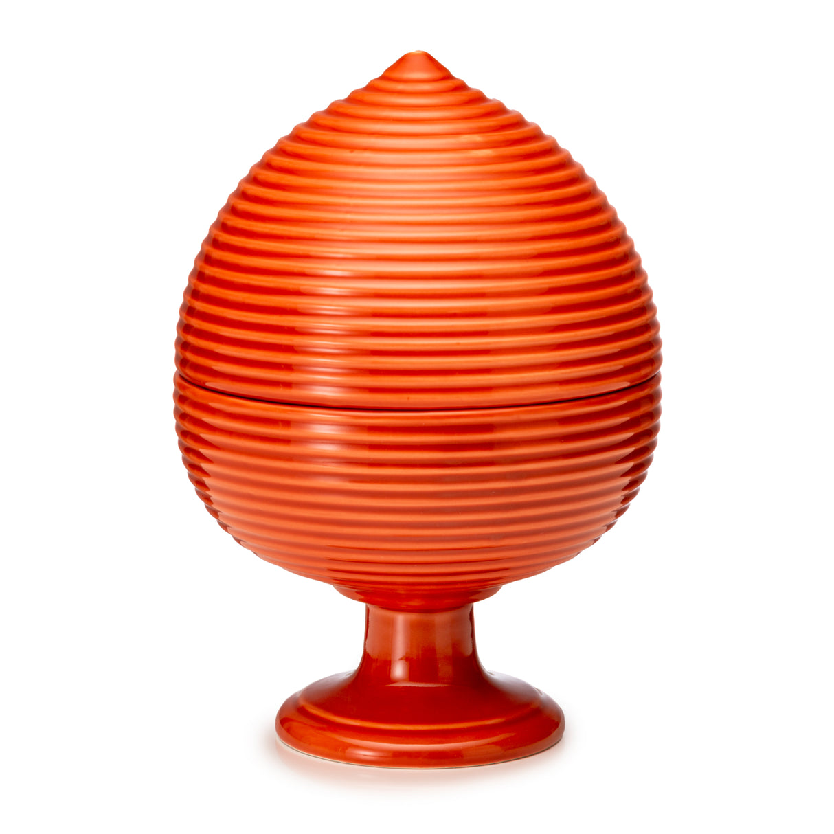 Pumo Pugliese Palais Royal in porcellana color pesca 12 cm