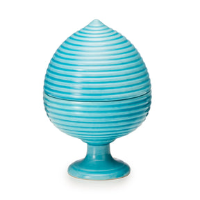 Pumo Pugliese Palais Royal in porcellana azzurra 15,5 cm