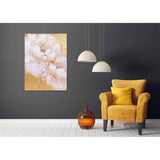 AGAVE Fiore Aureo Quadro Dipinto a Mano su Tela 90120cm Legno di Pino